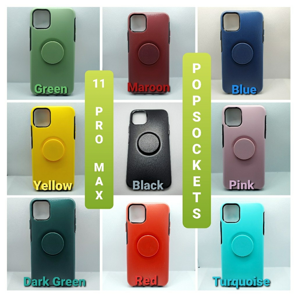 iPhone 11 pro max with pop socket